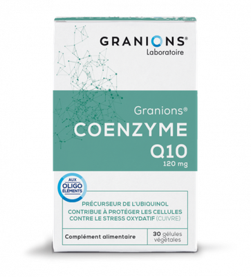 Image Granions Coenzyme Q10 -120 mg - 30 gélules végétales