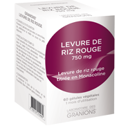 Image GRANIONS LEVURE RIZ ROUGE GELULE 60